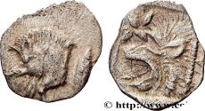 Ancient Coins - MYSIA – KYZIKOS / CYZICUS Cyzique, Mysie c. 480-450 AC. (9,5mm, 0,39g, 12h)