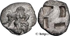 Ancient Coins - THRACE - THRACIAN ISLANDS - THASOS Thasos, Thrace c. 480 AC. (11mm, 0,97g, h)