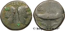 Ancient Coins - NEMAUSUS - NIMES - AUGUSTUS and AGRIPPA Nîmes, Gaule c. 10-14 AD. (27,5mm, 13,45g, 2h)