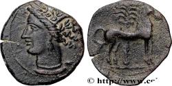 Ancient Coins - ZEUGITANA - CARTHAGE Carthage, Zeugitane c. 350-320 AC. (16,5mm, 2,12g, 6h)