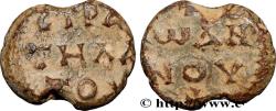 Ancient Coins - BYZANTIUM - SIGILLOGRAPHY Constantinople Ve-VIIIe siècle (16,5mm, 7,71g, 12h)