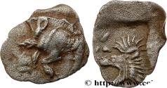 Ancient Coins - MYSIA – KYZIKOS / CYZICUS Cyzique, Mysie c. 480-450 AC. (9,5mm, 0,25g, 9h)