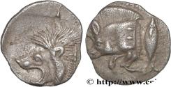 Ancient Coins - MYSIA – KYZIKOS / CYZICUS Cyzique, Mysie c. 450-420 AC. (12mm, 0,79g, 9h)
