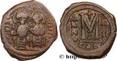 Ancient Coins - JUSTIN II and SOPHIA Constantinople 568-569 (30mm, 11,34g, 7h)