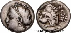 Ancient Coins - MYSIA – KYZIKOS / CYZICUS Cyzique, Mysie c. 350 AC. (14mm, 3,22g, 12h)