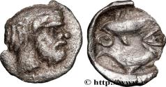 Ancient Coins - THRACE - THRACIAN ISLANDS - THASOS Thrace, Thasos c. 411-404 AC. (9mm, 0,34g, 6h)