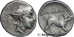 Ancient Coins - AETOLIA - AETOLIAN LEAGUE Thermos ?; Étolie, c. 205-150 AC. (15,5mm, 2,45g, 7h)