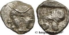 Ancient Coins - MYSIA – LAMPSAKOS / LAMPSACUS Lampsaque, Mysie c. 480-450 AC. (11mm, 1,19g, 9h)