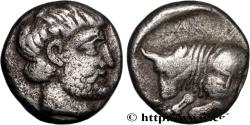 Ancient Coins - CARIA - SATRAPS OF CARIA - HEKATOMNUS Mylassa, Carie c. 395-377 AC. (10,5mm, 1,20g, 12h)