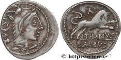 Ancient Coins - THORIA Rome 105 AC. (21mm, 3,06g, 3h)