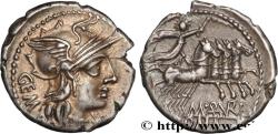 Ancient Coins - ABURIA Rome 132 AC. (19,5mm, 3,87g, 9h)