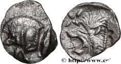 Ancient Coins - MYSIA – KYZIKOS / CYZICUS Cyzique, Mysie c. 480-450 AC. (9,5mm, 0,37g, 5h)