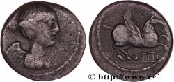 Ancient Coins - TITIA Rome 90 AC. (13,5mm, 1,51g, 5h)