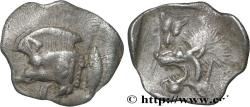 Ancient Coins - MYSIA – KYZIKOS / CYZICUS Cyzique, Mysie c. 480-450 AC. (10mm, 0,42g, 12h)