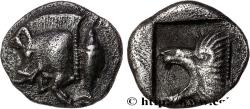 Ancient Coins - MYSIA – KYZIKOS / CYZICUS Cyzique, Mysie c. 480-450 AC. (7,5mm, 0,52g, 12h)