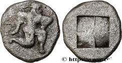 Ancient Coins - THRACE - THRACIAN ISLANDS - THASOS Thasos, Thrace c. 480 AC. (10mm, 0,94g, h)