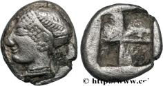 Ancient Coins - IONIA - PHOKAIA Marseille, Gaule ou Phocée, Ionie c. 480 AC. (10mm, 1,01g, h)