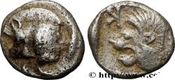 Ancient Coins - MYSIA – KYZIKOS / CYZICUS Cyzique, Mysie c. 450-420 AC. (8mm, 0,78g, 6h)