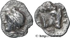 Ancient Coins - MYSIA – KYZIKOS / CYZICUS Cyzique, Mysie c. 450-400 AC. (8,5mm, 0,33g, 7h)