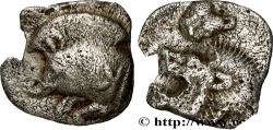 Ancient Coins - MYSIA – KYZIKOS / CYZICUS Cyzique, Mysie c. 480-450 AC. (7,5mm, 0,25g, 6h)
