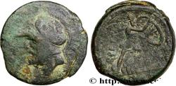 Ancient Coins - BRUTTIUM - BRETTIAN LEAGUE Locres ou Crotone, Bruttium c. 208-203 AC. (26mm, 13,91g, 9h)