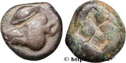 Ancient Coins - AIOLIS - LESBOS ISLAND - METHYMNA Atelier incertain, Lesbos c. 500-450 AC. (9mm, 0,84g, h)