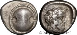 Ancient Coins - BEOTIA - THEBES Thèbes, Béotie c. 425-395 AC. (20,5mm, 11,84g, 12h)