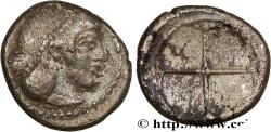 Ancient Coins - SICILY - SYRACUSE Syracuse c. 485-465 AC. (9mm, 0,63g, h)