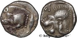 Ancient Coins - MYSIA – KYZIKOS / CYZICUS Cyzique, Mysie c. 450-420 AC. (9mm, 0,79g, 8h)