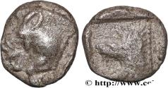 Ancient Coins - MYSIA – KYZIKOS / CYZICUS Cyzique, Mysie c. 480-450 AC. (7mm, 0,36g, 9h)