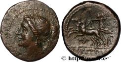 Ancient Coins - BRUTTIUM - BRETTIAN LEAGUE Bruttium, Locres ou Crotone 211-208 AC. (18mm, 3,81g, 5h)