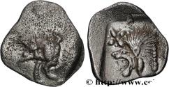 Ancient Coins - MYSIA – KYZIKOS / CYZICUS Cyzique, Mysie c. 480-450 AC. (9,5mm, 0,39g, 9h)