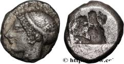 Ancient Coins - MASSALIA - MARSEILLE Marseille (13) c. 480 AC. (10mm, 1,27g, h)