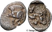 Ancient Coins - MYSIA – KYZIKOS / CYZICUS Cyzique, Mysie c. 480-450 AC. (10mm, 0,30g, 6h)