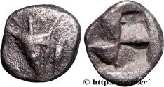 Ancient Coins - MYSIA – KYZIKOS / CYZICUS Cyzique c. 580-550 AC (7mm, 0,43g, h)