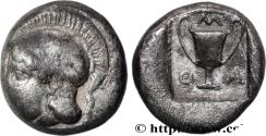 Ancient Coins - AIOLIS - LESBOS ISLAND - METHYMNA Lesbos, Methymna c. 450-379 (13mm, 3,11g, 10h)