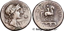 Ancient Coins - AEMILIA Rome c. 114-113 AC. (19mm, 3,84g, 11h)