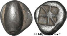 Ancient Coins - BEOTIA - ORCHOMENUS Orchomène, Béotie c. 525-480 AC.  (8mm, 0,96g, h)