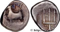 Ancient Coins - THRACE - BYZANTION Byzance, Thrace c. 340 AC. (12,5mm, 1,86g, 6h)