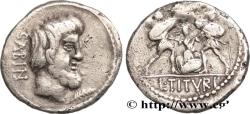 Ancient Coins - TITURIA Rome 89 AC. (19mm, 3,76g, 7h)