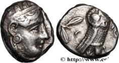 Ancient Coins - ATTICA - ATHENS Athènes, Attique c. 350-320 AC. (22,5mm, 17,02g, 9h)