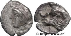 Ancient Coins - MYSIA – KYZIKOS / CYZICUS Cyzique, Mysie c. 450-400 AC. (8,5mm, 0,34g, 9h)