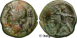 Ancient Coins - BRUTTIUM - BRETTIAN LEAGUE Locres ou Crotone, Bruttium 214-211 AC. (17mm, 3,05g, 12h)