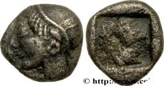 Ancient Coins - IONIA - PHOKAIA Marseille, Gaule ou Phocée, Ionie c. 480 AC. (9,5mm, 1,11g, h)