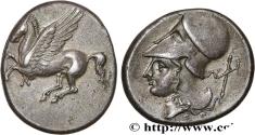 Ancient Coins - AKARNANIA - LEUKAS Leucas, Acarnanie c. 320-280 AC. (21,5mm, 8,57g, 3h)