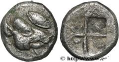 Ancient Coins - AIOLIS - LESBOS ISLAND - METHYMNA Atelier incertain, Lesbos c. 500-450 AC. (8mm, 0,41g, h)