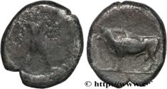 Ancient Coins - LUCANIA - POSEIDONIA Poseidonia, Lucanie c. 445-420 AC. (10,5mm, 1,24g, 12h)
