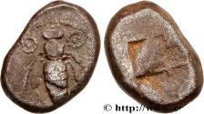 Ancient Coins - IONIA - EPHESUS Éphèse, Ionie c. 480-450 (13,5mm, 3,30g, h)