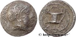 Ancient Coins - AIOLIS - LESBOS ISLAND - METHYMNA Methymna, Lesbos c. 450/440 - 406 AC. (8mm, 0,36g, 7h)