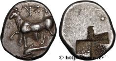 Ancient Coins - THRACE - BYZANTION Thrace, Byzance c. 416-357 AC (13,5mm, 2,51g, -h)